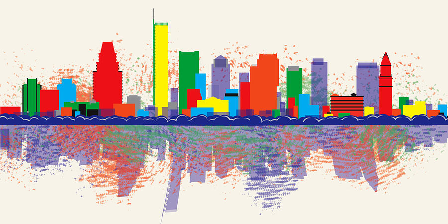 Boston Skyline Digital Art by Loretta Luglio
