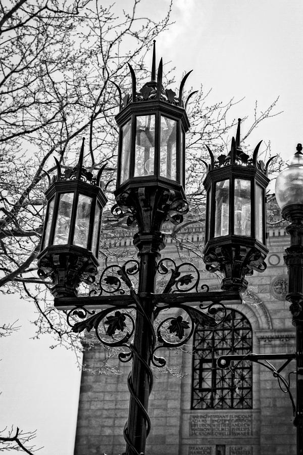 Boston Streetlamp Photograph by John Hoey