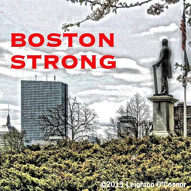 Boston Strong. Boston Proud. Thank You Photograph by Leighton OConnor