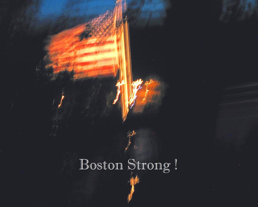Boston Strong Painting by Diane Strain
