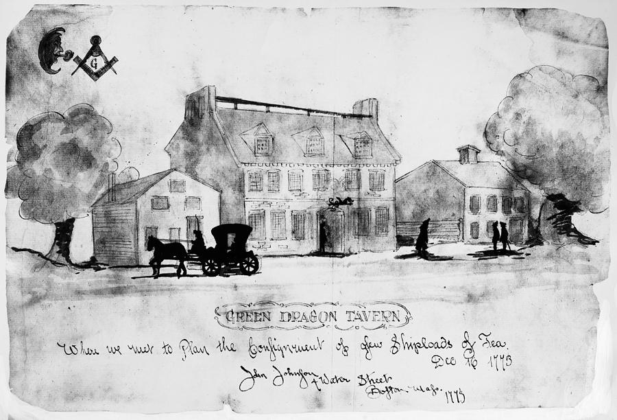 Boston Photograph - Boston: Tavern, 1773 by Granger