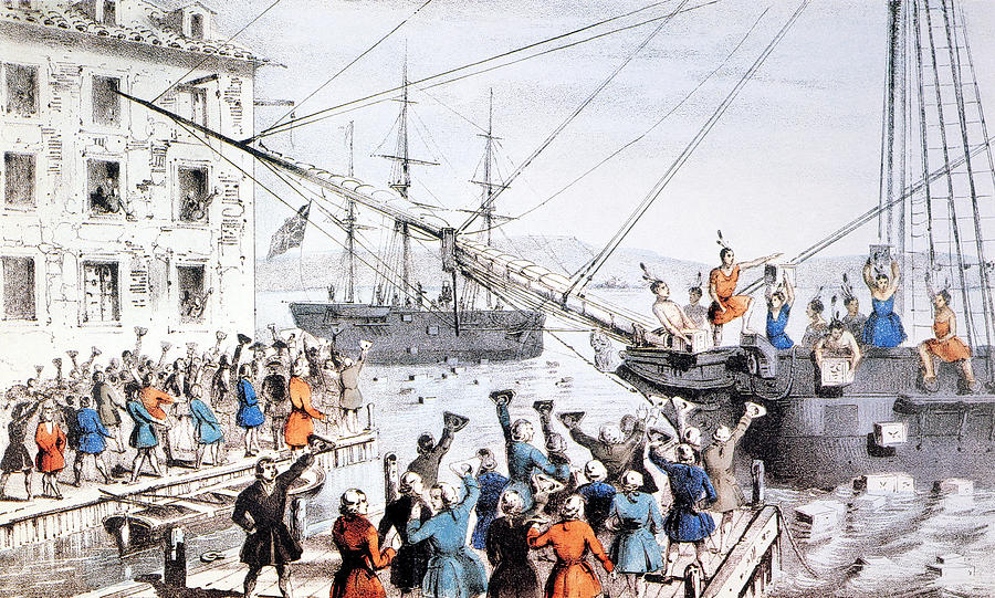 Boston Tea Party, 1773 Photograph by Granger