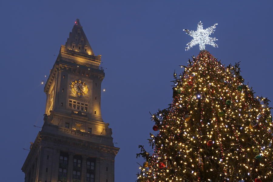Boston Wishing You a Merry Christmas  Photograph by Juergen Roth