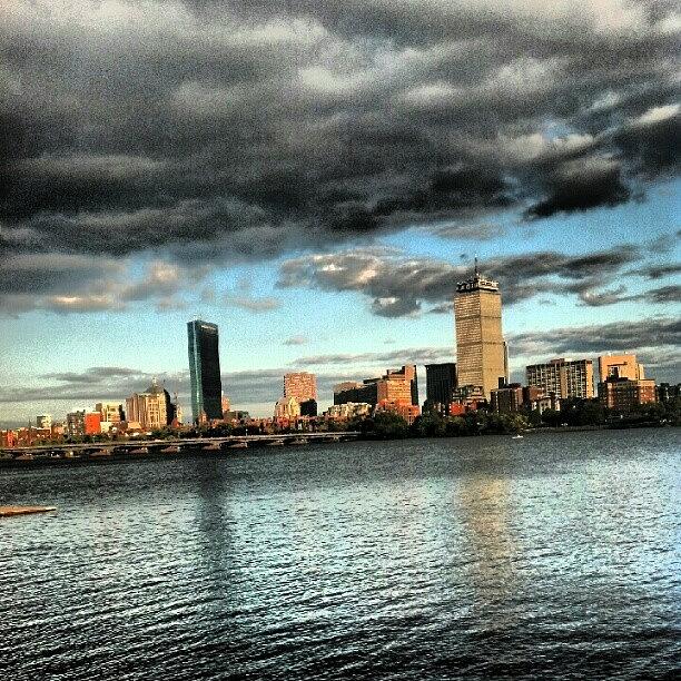 #bostonfromcambridge Photograph by James Hamilton