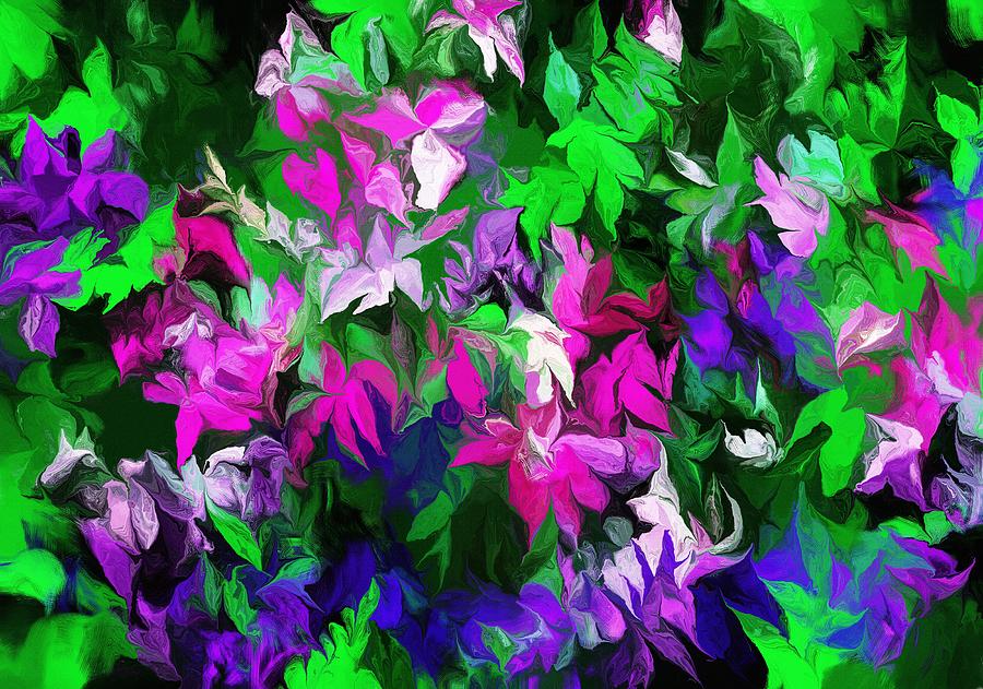 Botanical Fantasy 123112 Digital Art by David Lane
