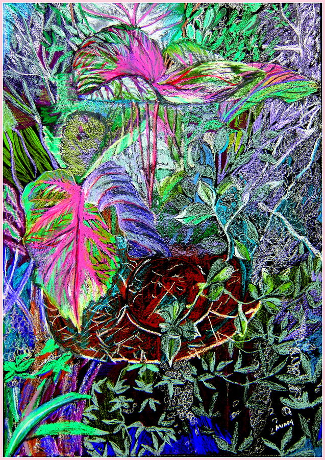 Botanical Garden Drawing by Mindy Newman