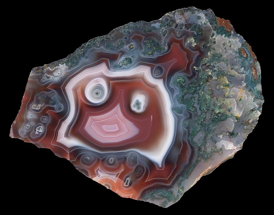 Agate Photograph - Botswana Agate by Natural History Museum, London/science Photo Library