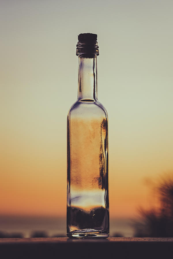 Bottled Sunset Photograph by Marco Oliveira