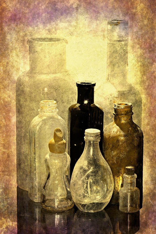 Bottles From The Past Photograph by Phyllis Denton