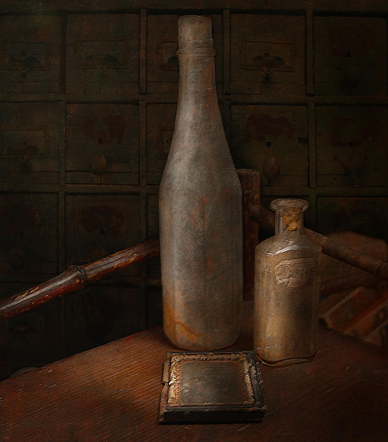 Bottle Photograph - Bottles by Jeff Burgess