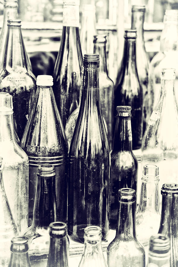 Bottles Photograph by Karol Livote
