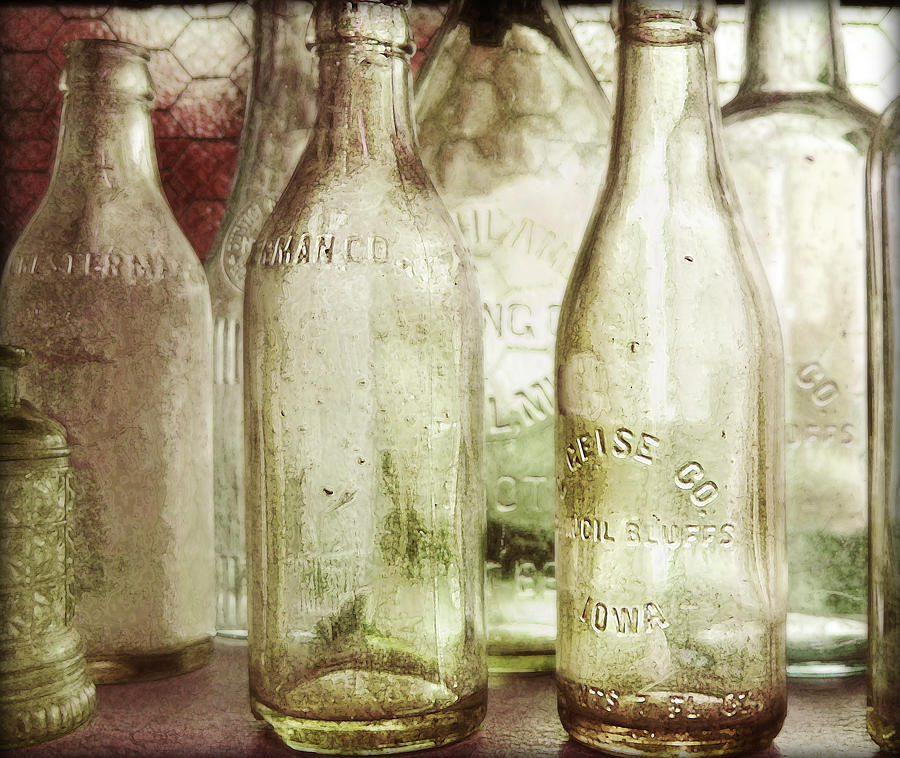 Bottles of Light Photograph by John Anderson