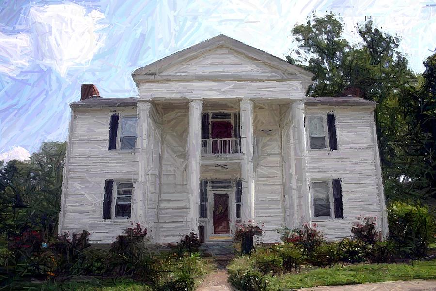 Bottom-mcafee-guthrie House - Perryville Ky Photograph by Thia Stover