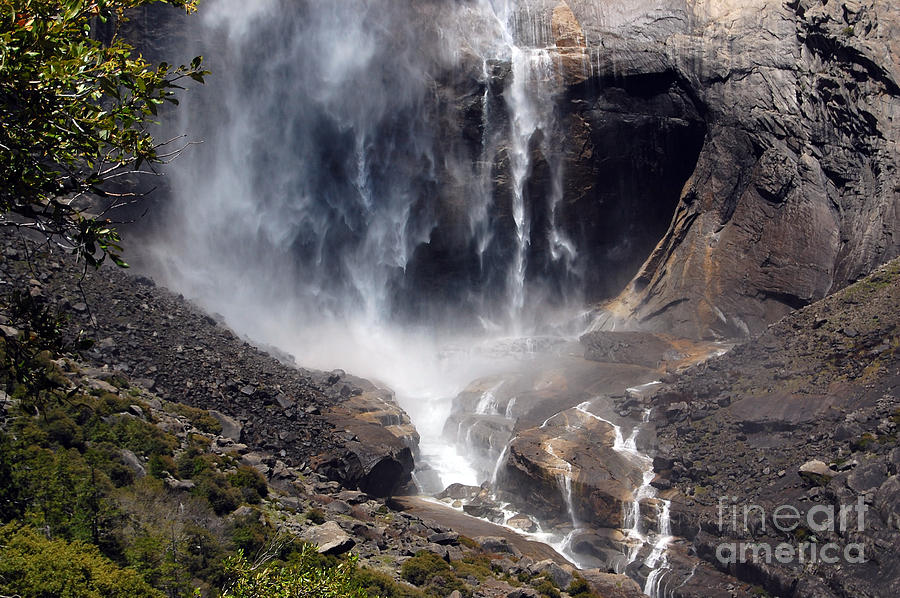 Bottom of Upper Yosemite Falls Photograph by Debra Thompson