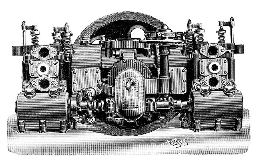 Boudreaux-verdet Engine Photograph by Science Photo Library
