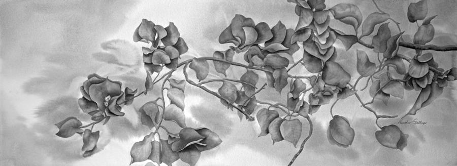 Bougainvillea Painting - Bougainvillea in Contrast by Heather Gallup Bougainvillea Painting - Bougainvillea in Contrast by Heather Gallup