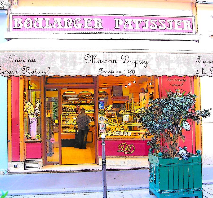 Boulangerie Patisserie In Paris Photograph