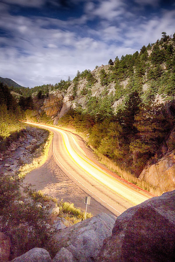 Nature Photograph - Boulder Canyon Beams Of Light by James BO Insogna