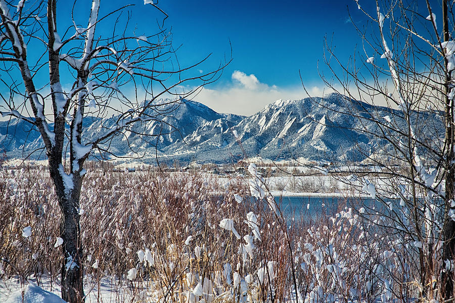 Boulder Colorado Winter Season Scenic View Photograph