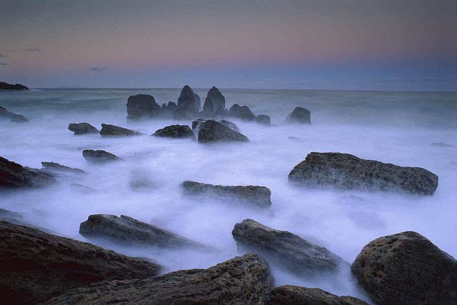 Boulders And Seastacks Bay Of Plenty Photograph by Andy Reisinger