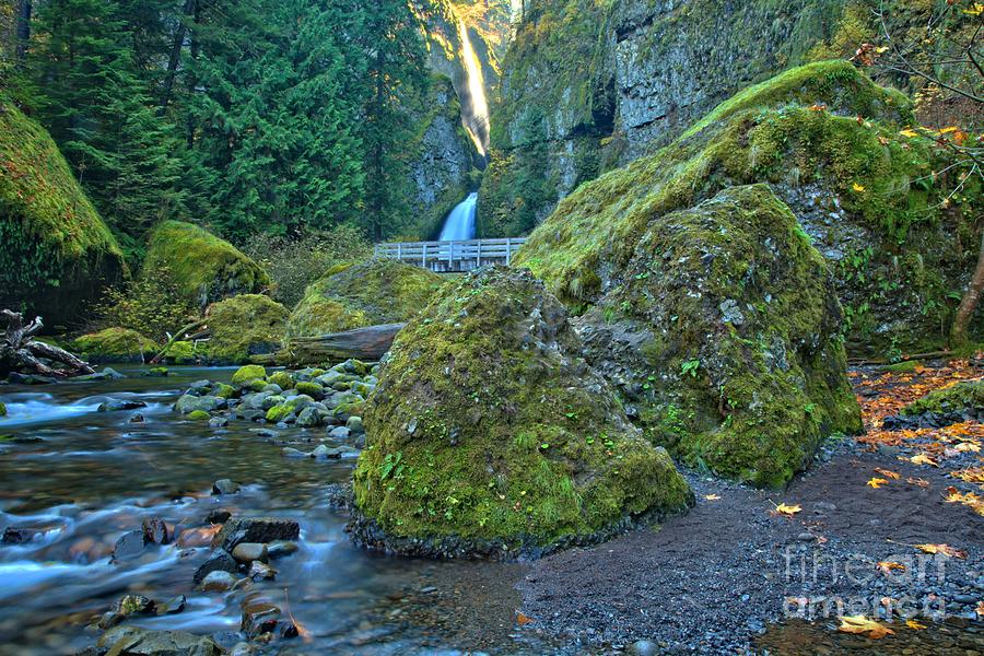 Boulders In The Gorge Photograph by Adam Jewell