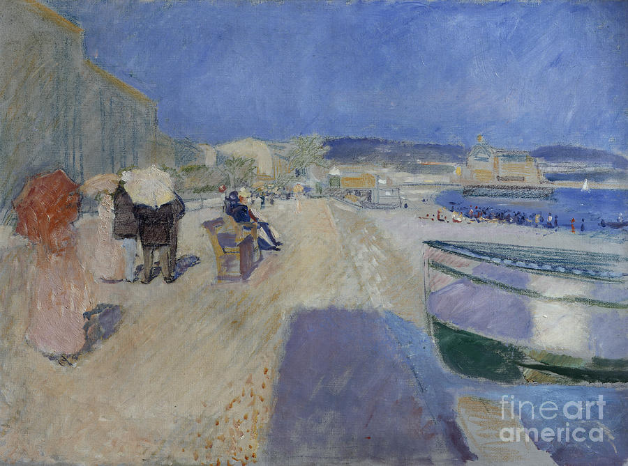 Boulevard des Anglais  Painting by Edvard Munch
