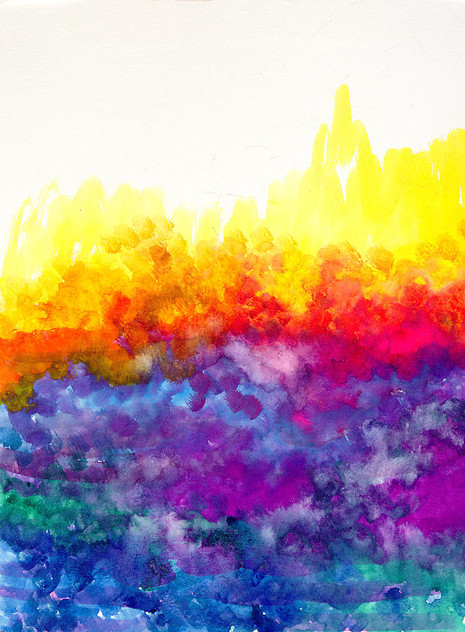 Bouncing Color Painting by Sara Srubar