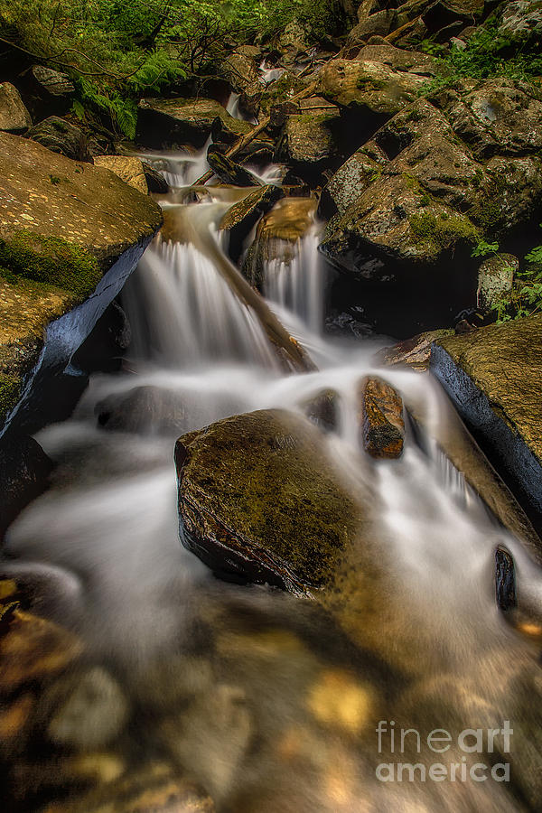 Nature Photograph - Bouncing Off the Rocks HDR by Mitch Johanson