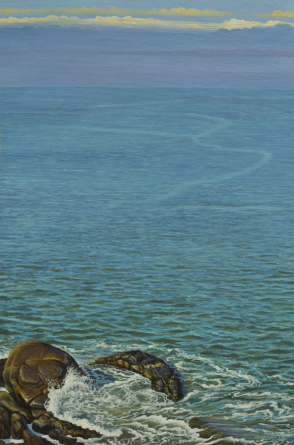 Boundless ocean Painting by Vrindavan Das