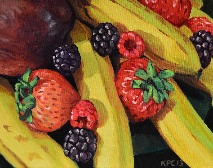 Still Life Painting - Bountiful by Kenneth Cobb