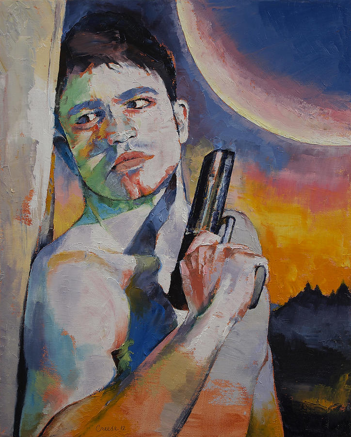 Bounty Hunter Painting by Michael Creese