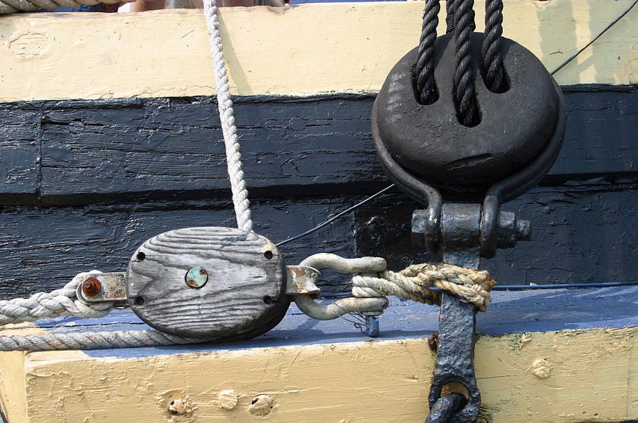 Bounty rigging close up Photograph by Kevin Snider - Fine Art America