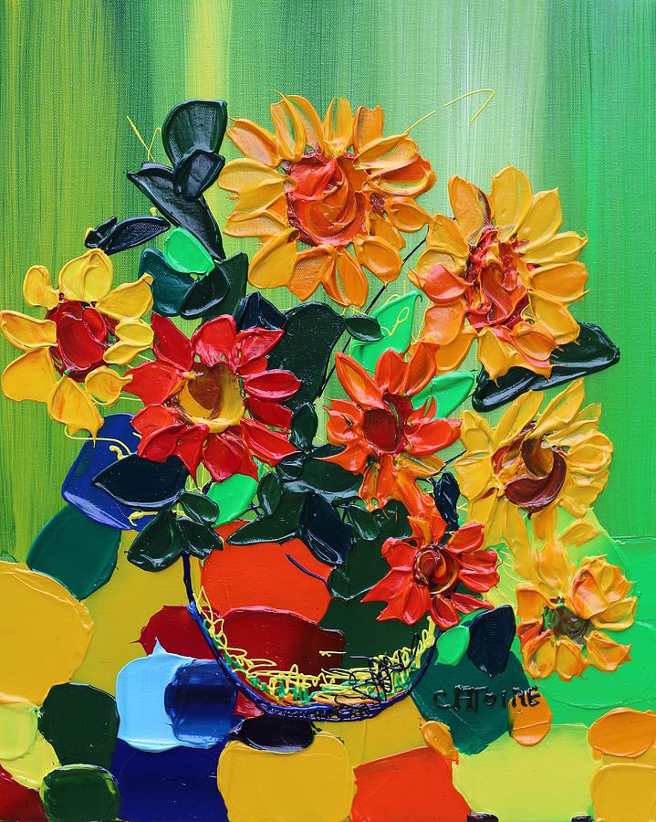 Bouquet 22 Painting by Valerie Catoire