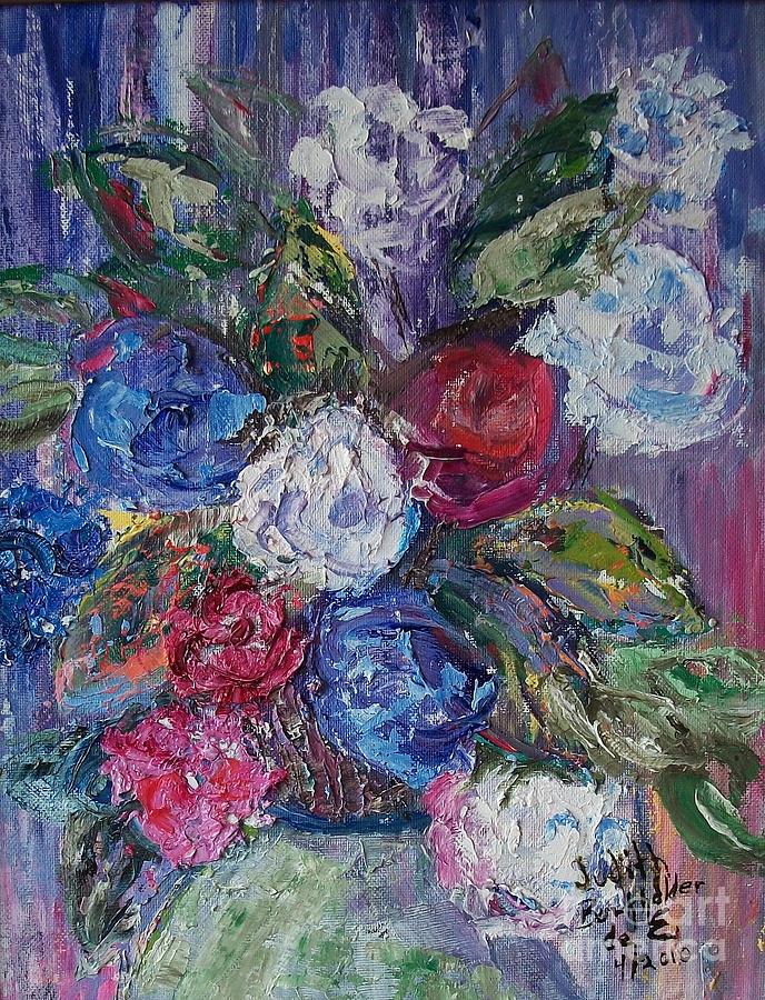 Bouquet 4 Painting by Judith Espinoza