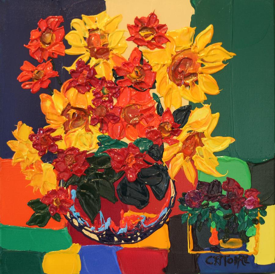 Bouquet 5 Painting by Valerie Catoire
