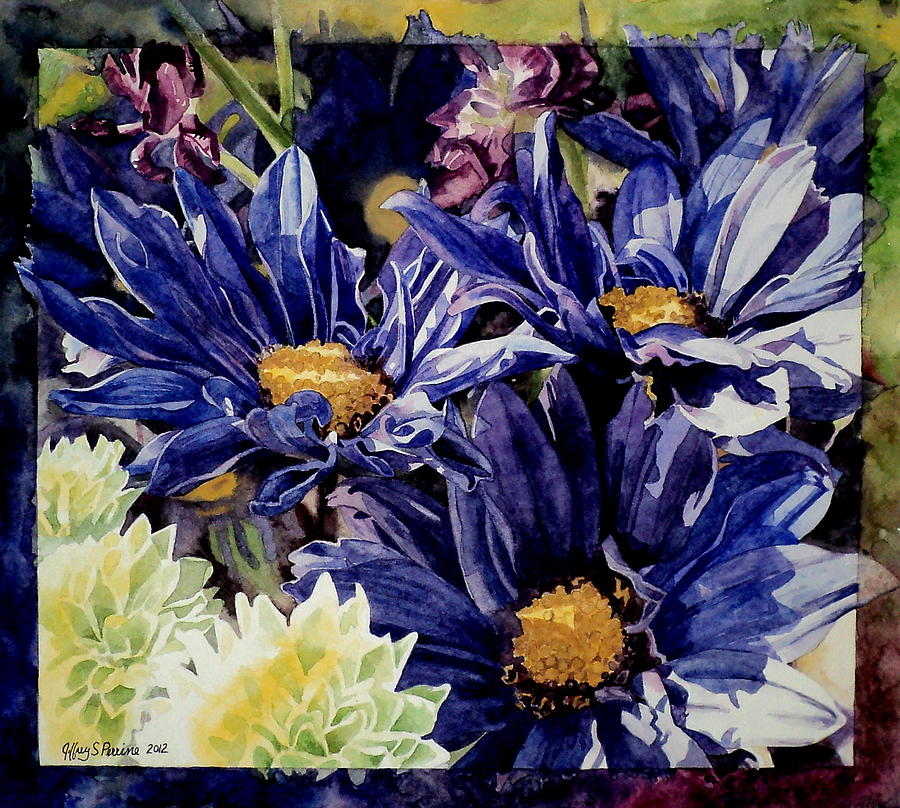 Bouquet Blues Painting by Jeffrey S Perrine