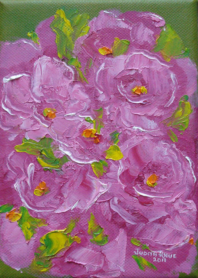 Bouquet Painting by Judith Rhue