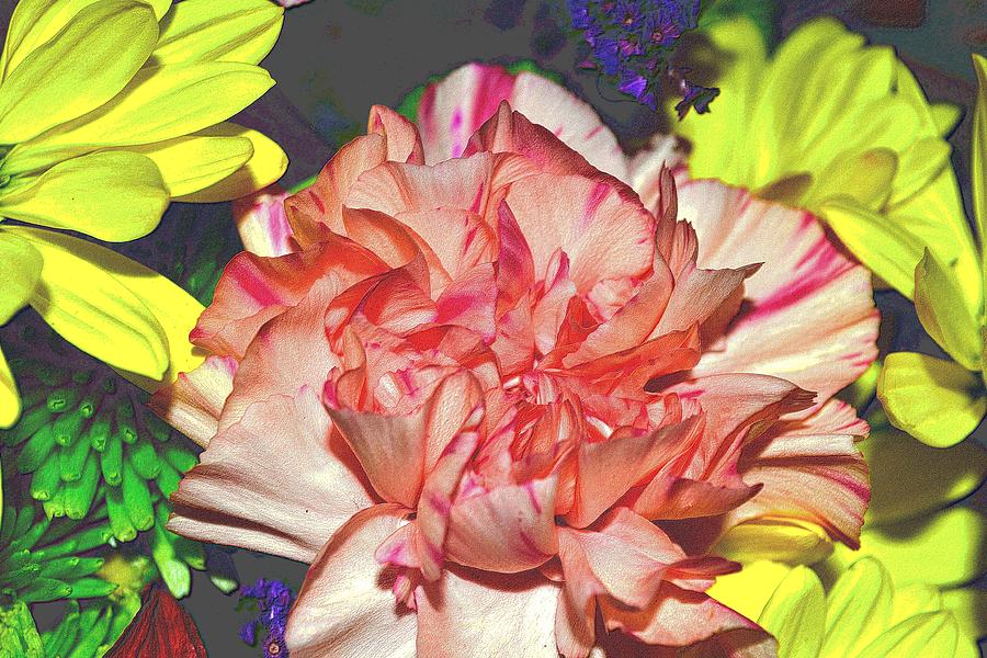 Bouquet of Flowers 1 Digital Art by Richard Zentner