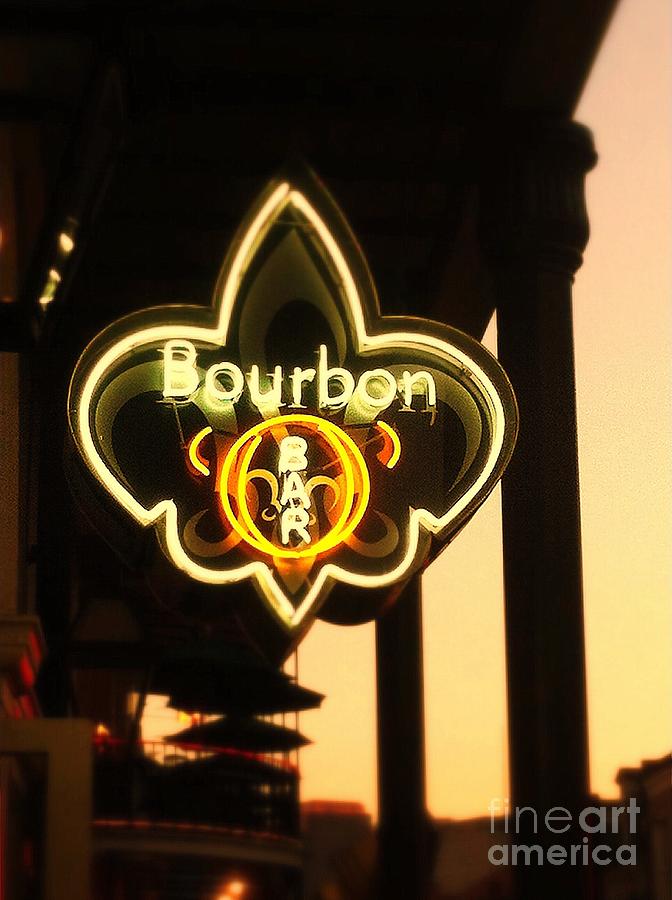 Bourbon Street Bar New Orleans Photograph by Saundra Myles
