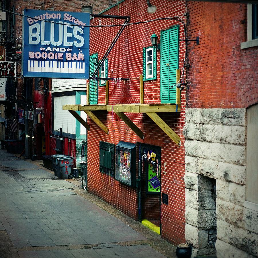 Nashville Digital Art - Bourbon Street Blues by Linda Unger