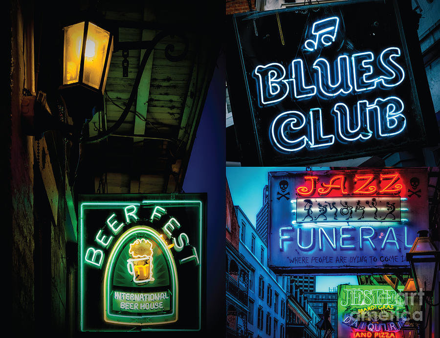 Bourbon Street Lights 3 Photograph by Kathleen K Parker