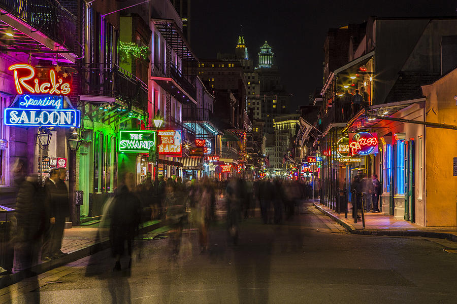 Bourbon Street New Orleans Photograph by John McGraw