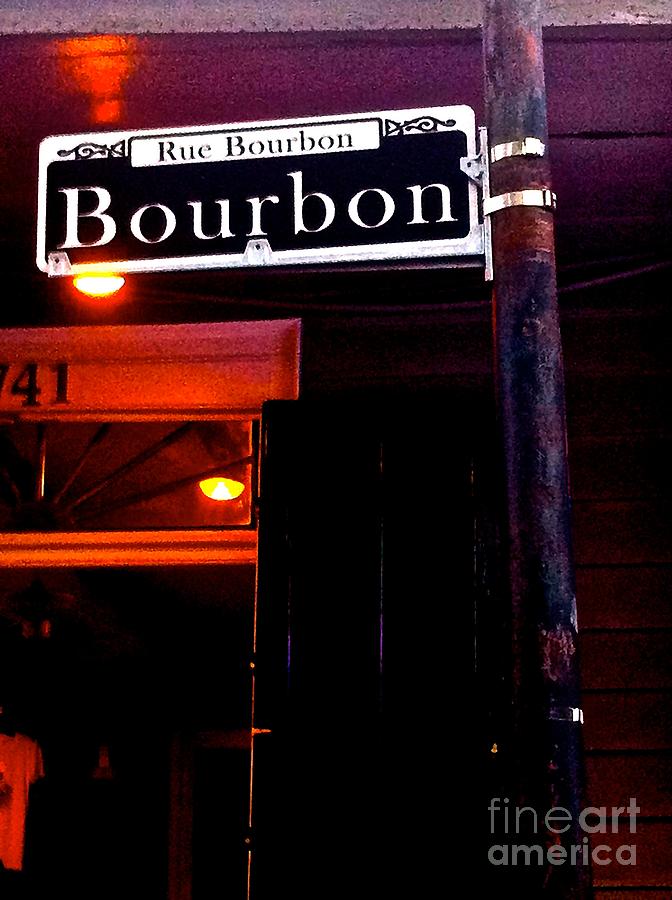 Bourbon Street New Orleans Photograph By Saundra Myles