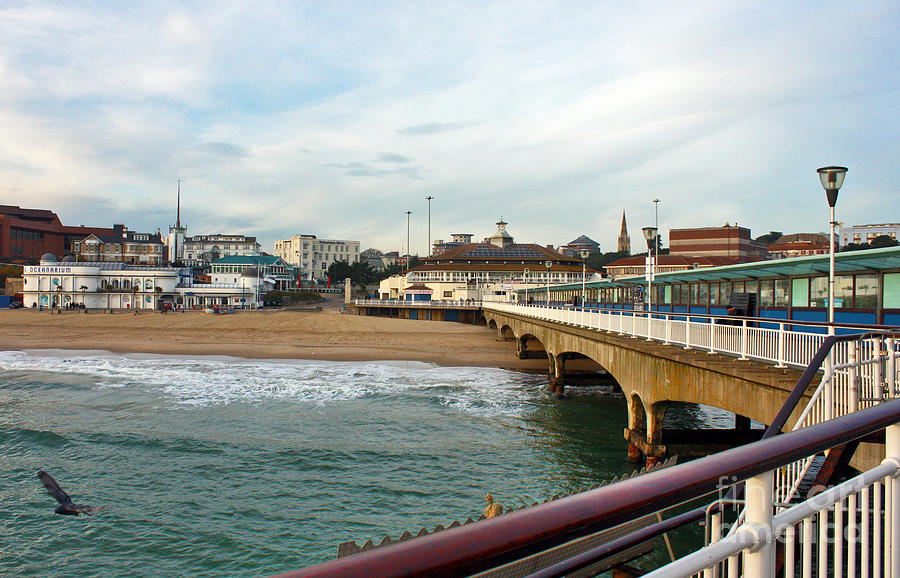 Bournemouth from the Pier Photograph by Terri Waters