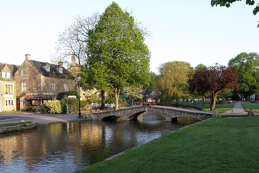 Cottage Photograph - Bourton on the Water 2 by Ron Harpham