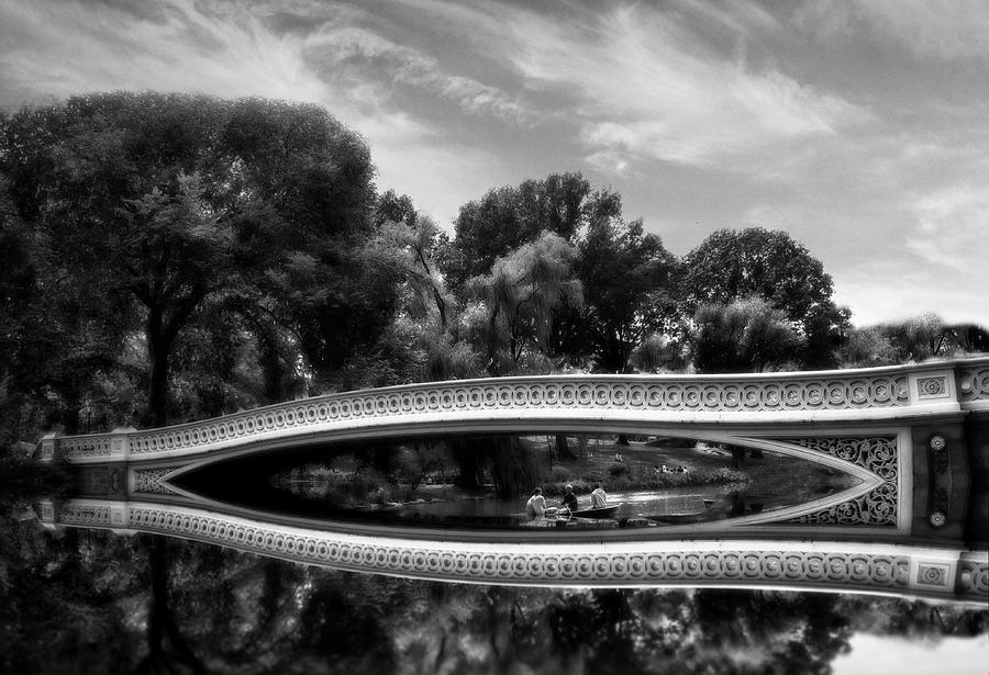 Bow Bridge in Monochrome Photograph by Jessica Jenney