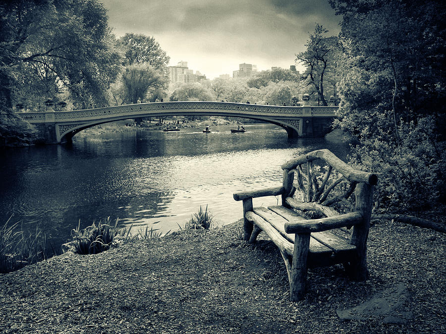 Central Park Photograph - Bow Bridge Nostalgia by Jessica Jenney
