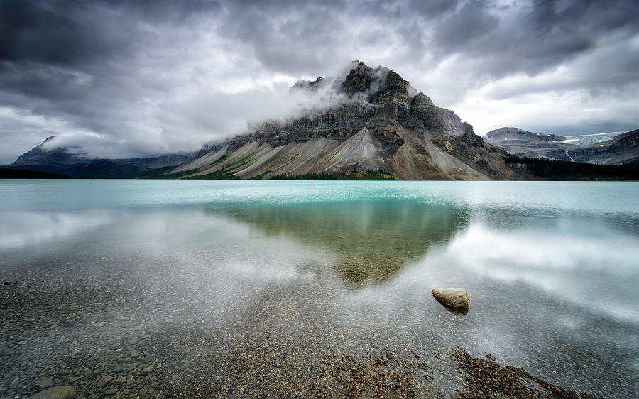 Bow Lake Photograph by Andrea Auf Dem