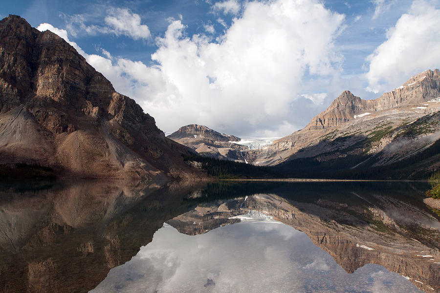 Bow Lake In Banff N.p. Canada Photograph by Greg Ochocki