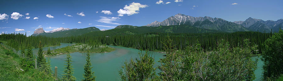 Banff National Park Photograph - Bow River Panorama by Phil And Karen Rispin